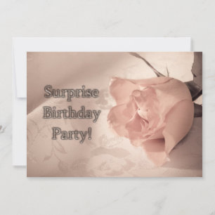 Convite de aniversário surpresa
