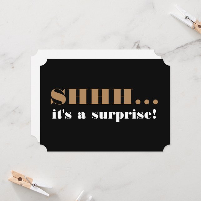 Convite de aniversário surpresa sobre o morro (Frente/Verso In Situ)