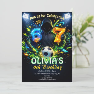 Convite de Aniversário Tema Futebol 6–7 Meme