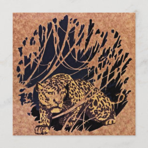 Convite de aniversário TEMÁTICO do SAFARI do CAT