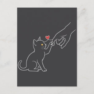 Convite de Aniversário Tocante para Amantes de Gat