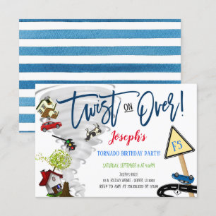 Convite de aniversário Tornado