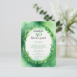 convite de aniversário trevo dia de são patrício a