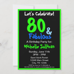 Convite de aniversário tropical fabuloso