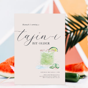 Convite de Aniversário Um Pouco Mais Velho Tajín