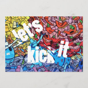 Convite de Aniversário Urbano