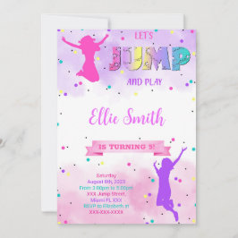 Convite de Aniversário Vamos Pular