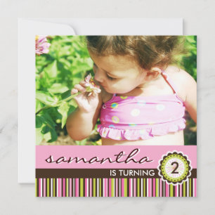Convite de aniversário Whimsical