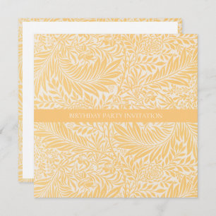 CONVITE DE ANIVERSÁRIO: WILLIAM MORRIS