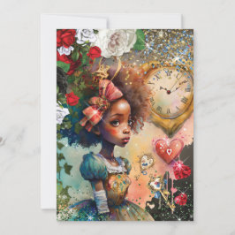 Convite de aniversário Wonderland