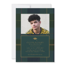 Convite de Anúncio de Graduação em Xadrez Verde