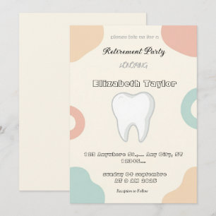 Convite de aposentadoria de dentista - Obrigado De