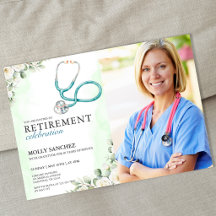 Convite de Aposentadoria de Médico Enfermeiro com