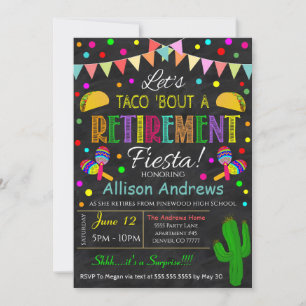 Convite de Aposentadoria Fiesta