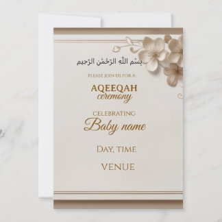 Convite de Aqeeqah