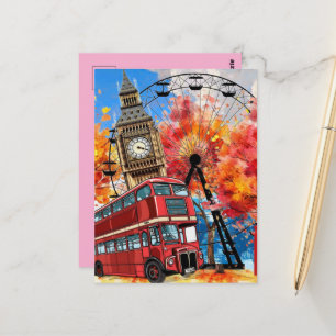 Convite de aquarela de New England TEMPLATE, Litor