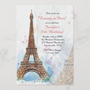 Convite de Aquarela de Paris