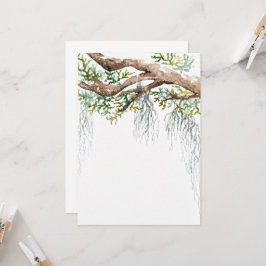 convite de aquarela do low country