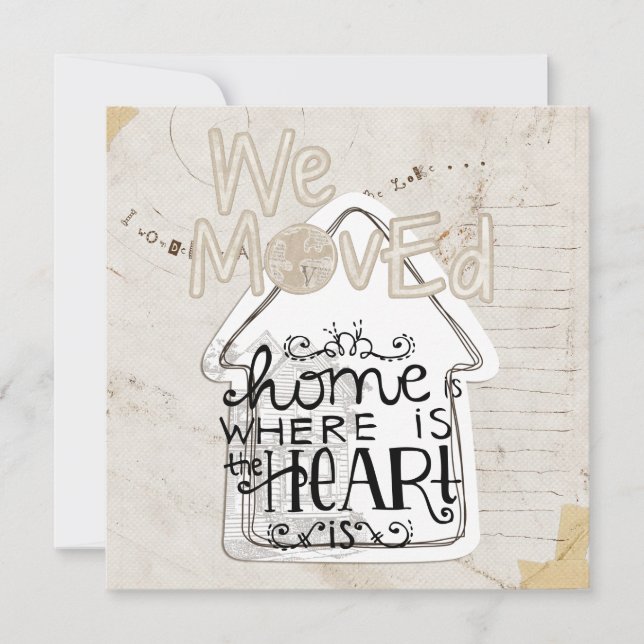 convite de aquecimento da casa (Frente)