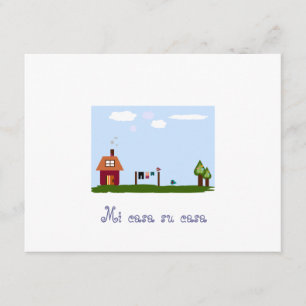 Convite de aquecimento da casa das casas da SU das