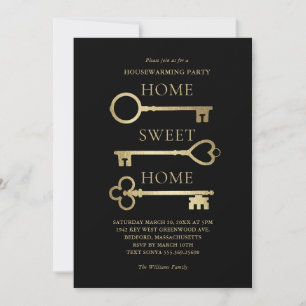 Convite de Aquecimento da Casa Home Sweet Home Cha