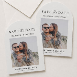 Convite de Arco de Foto de Casamento para Salvar a