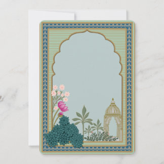 Convite de Arco de Jardim Floral Elegante Vintage