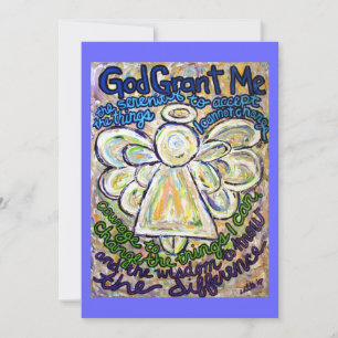 Convite de Arte Angel Prayer de Serenity ou Convit