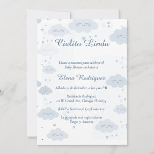 Convite De Baby Shower Cielito Lindo