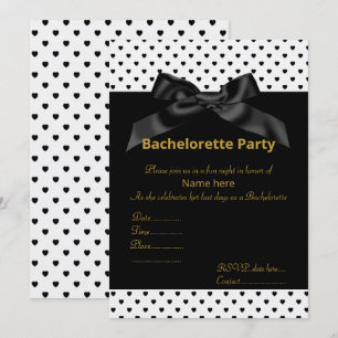 CONVITE DE BACHELORETTE PARA O ARCO BRANCO ELEGANT