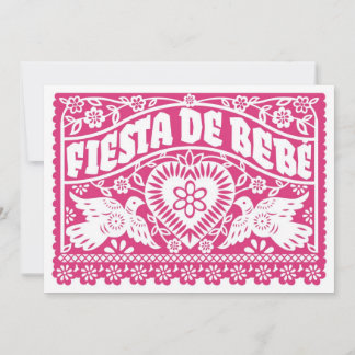 Convite de Banner de Pássaros de Amor Rosa para Fe