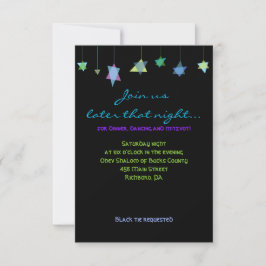 CONVITE DE BAT BAR MITZVAH COM LETRAS HEBRAICAS PE