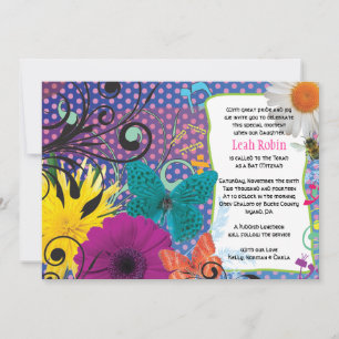 Convite de Bat Mitzvah COLAGEM LOUCURA