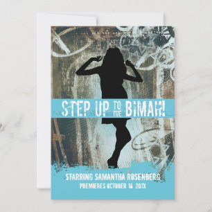 Convite de Bat Mitzvah Festa de Dança no Céu