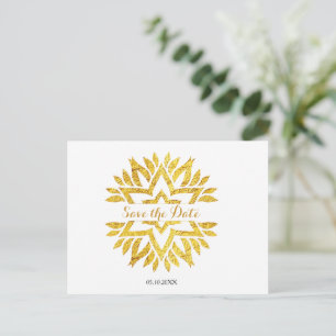 Convite de Bat Mitzvah Mandala Estrela Olhar Doura