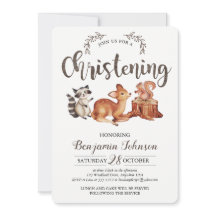 Convite de Batismo Florestal