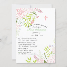 Convite de Batismo Maria