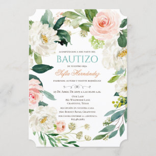 Convite De Batismo Menina Batismo