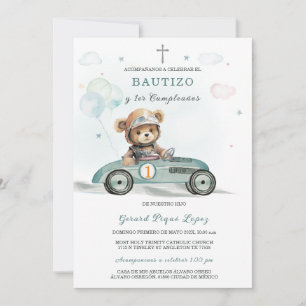 Convite De Batizado e Primeiro Aniversário
