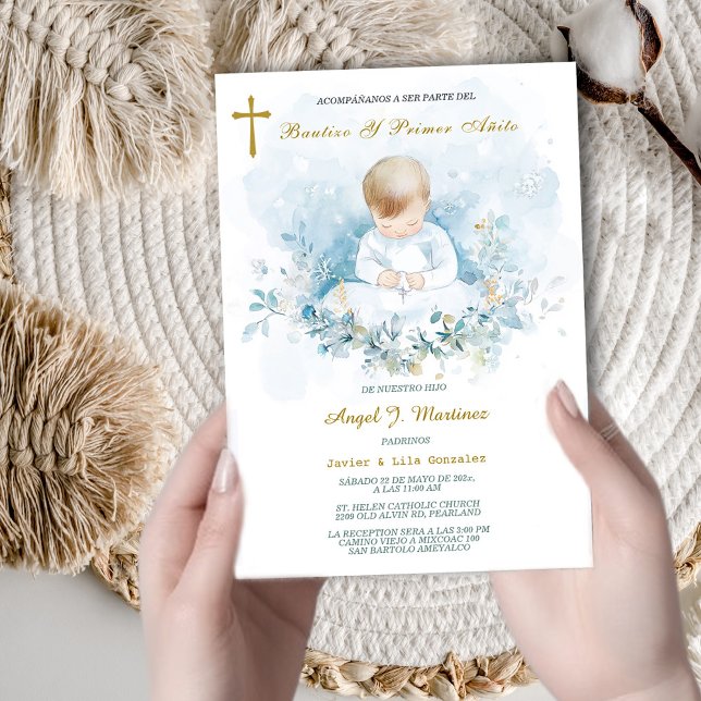 Convite de Bautizo Y Primer Añito (Criador carregado)