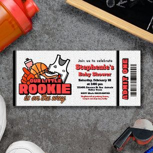 Convite de Bilhete de Ida para o Nosso Pequeno Nov