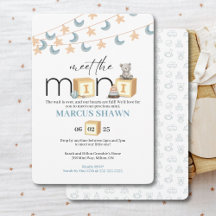 Convite de Boas-Vindas do Mini Bebê