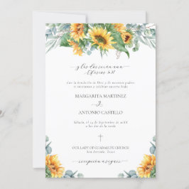 Convite de Boda Cristiana Sencilla Casamento