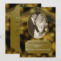 Convite de Bodas de Ouro 50º Aniversário, Foto