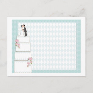 Convite de Bolo de Casamento