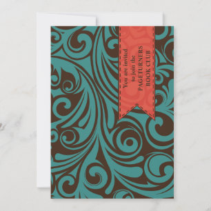 Convite de Bookmark Book Club