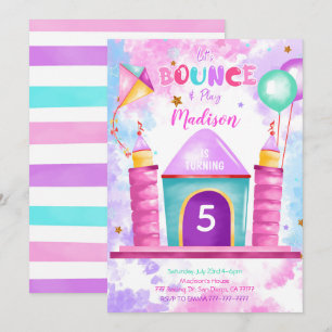 Convite de Bounce Editável