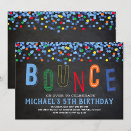 Convite de Bounce, Festa de Bounce House