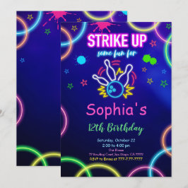 Convite de Bowling STRIKE UP