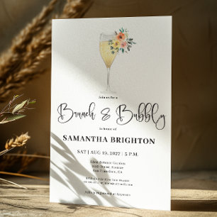 Convite de Bridal de Vidro de Orçamento
